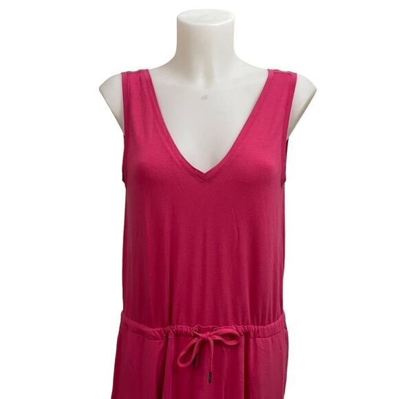 SWEATY BETTY TAKE IT EASY DROP WAIST DRESS, size small NEW in tayberry pink - Picture 4 of 10
